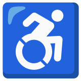 Simbolo della disabilità - Noto Color Emoji