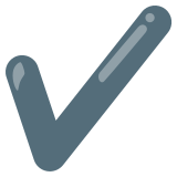Segno di spunta - Noto Color Emoji