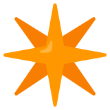 Stella stilizzata - Noto Color Emoji