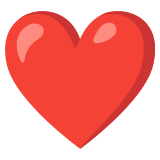 Cuore rosso - Noto Color Emoji