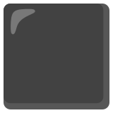 Quadrato nero grande - Noto Color Emoji