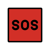 Pulsante SOS - OpenMoji