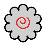 Tortino di pesce a spirale - OpenMoji