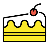 Fetta di torta - OpenMoji