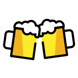 Boccali di birra - OpenMoji