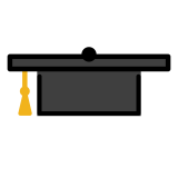 Cappello da laureato - OpenMoji