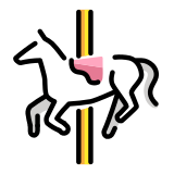 Cavallo da giostra - OpenMoji