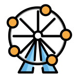 Ruota panoramica - OpenMoji