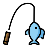 Canna da pesca - OpenMoji