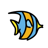 Pesce tropicale - OpenMoji