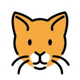 Muso di gatto - OpenMoji