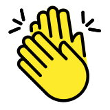 Mani che applaudono - OpenMoji