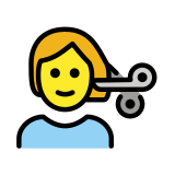 Taglio di capelli - OpenMoji