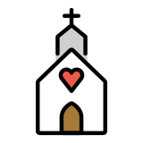 Chiesa per matrimonio - OpenMoji