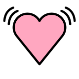 Cuore che batte - OpenMoji