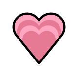 Cuore che cresce - OpenMoji