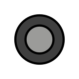 Pulsante rotondo - OpenMoji