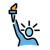 Statua della Libertà - OpenMoji