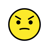 Faccina arrabbiata - OpenMoji