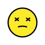 Faccina frastornata - OpenMoji