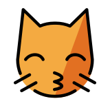 Gatto che manda baci - OpenMoji