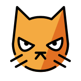 Gatto imbronciato - OpenMoji