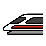 Treno alta velocità - OpenMoji