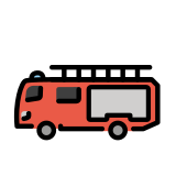 Camion dei pompieri - OpenMoji