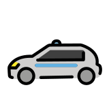 Macchina della polizia - OpenMoji