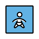 Simbolo con immagine di bambino - OpenMoji