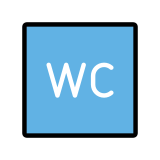 Simbolo del WC - OpenMoji