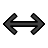 Freccia sinistra-destra - OpenMoji