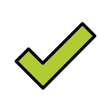 Segno di spunta - OpenMoji