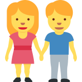 Uomo e donna che si tengono per mano - Twitter / X