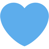 Cuore blu - Twitter / X