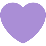 Cuore viola - Twitter / X