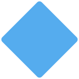 Rombo blu grande - Twitter / X