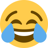 Faccina con lacrime di gioia - Twitter / X