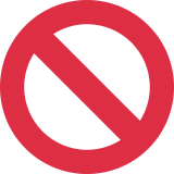 Segnale di divieto - Twitter / X