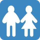 Simbolo dei servizi igienici - Twitter / X