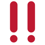 Doppio punto esclamativo - Twitter / X