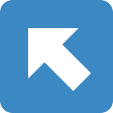 Freccia in alto a sinistra - Twitter / X