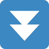 Doppia freccia in basso - Twitter / X