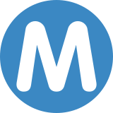 Pulsante M cerchiata - Twitter / X