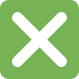 Croce con quadrato - Twitter / X