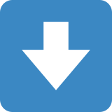 Freccia rivolta verso il basso - Twitter / X