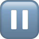 Smiley pulsante di pausa