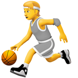 Emoji giocatrice che palleggia