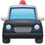 Macchina della polizia in arrivo - Facebook