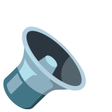 Altoparlante a volume basso - Noto Color Emoji